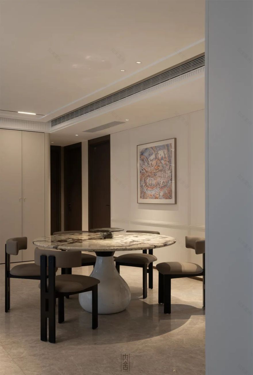 内舍软装丨179㎡法式轻奢风,精致奢华与梦幻浪漫的完美碰撞~-23