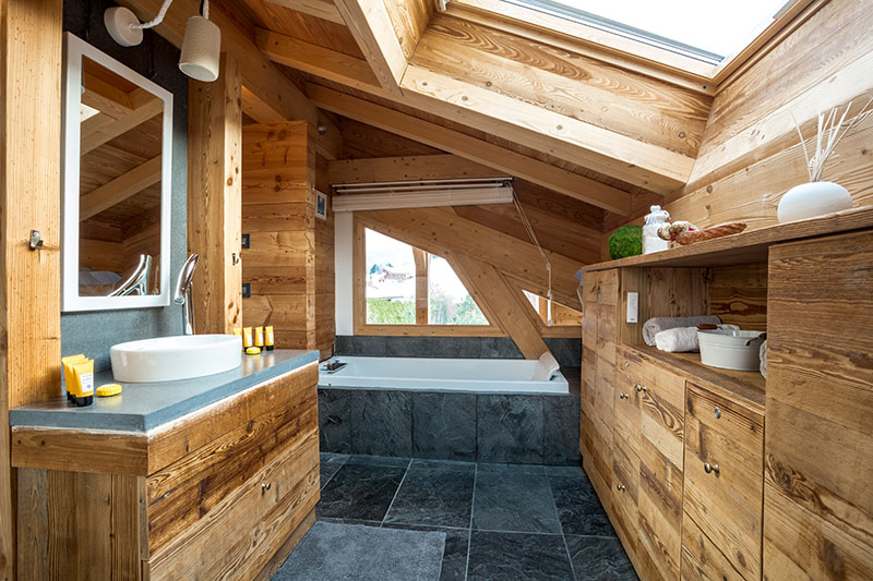 法式阿尔卑斯山现代红 ski  Chalet-18