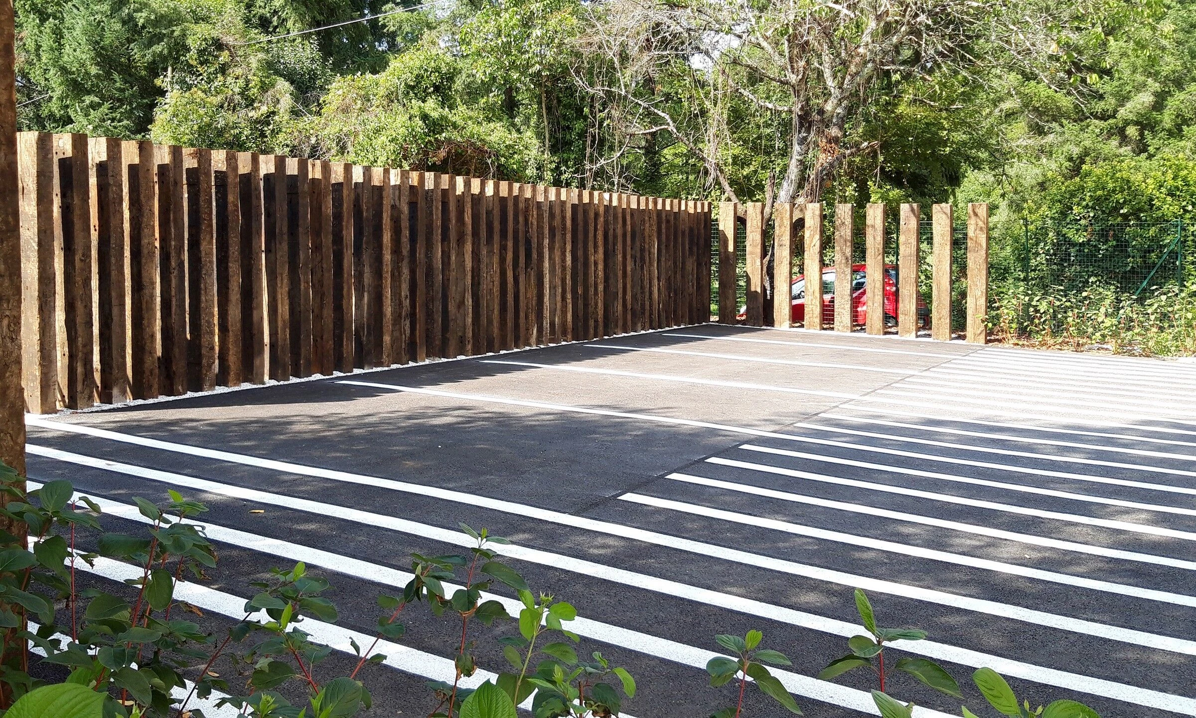 Nebbiano 乡村公共停车场丨意大利-15