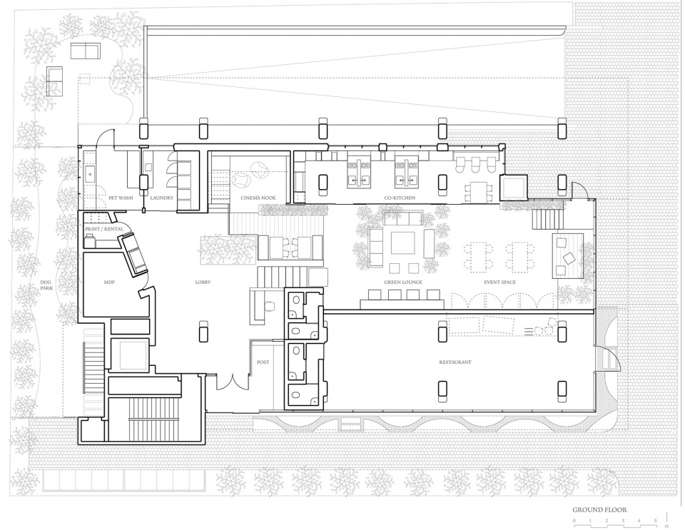Treehouse 青年共享公寓丨韩国首尔丨Boda Architecture-51