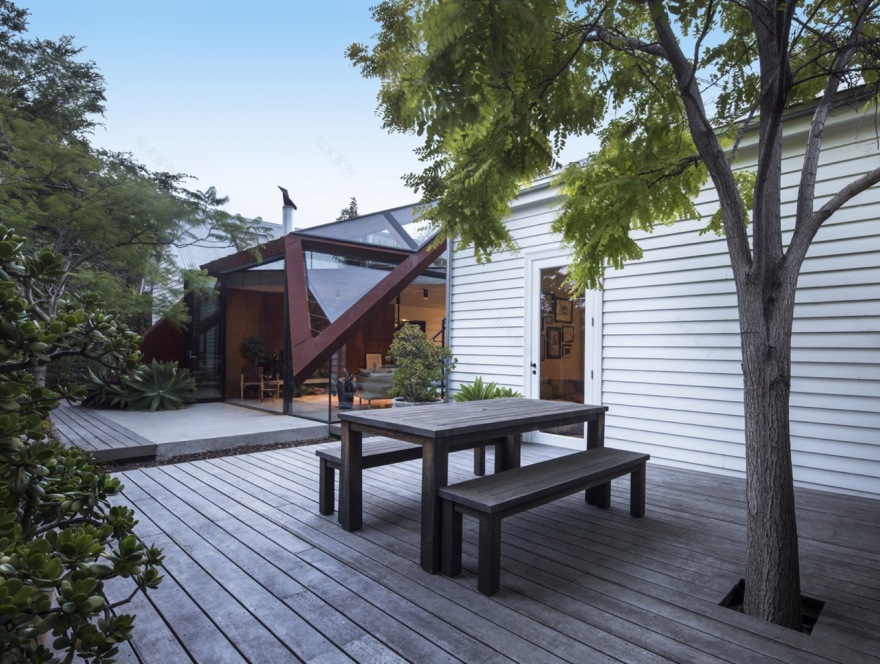 墨尔本郊区“Wheat House”的绿色延伸-36