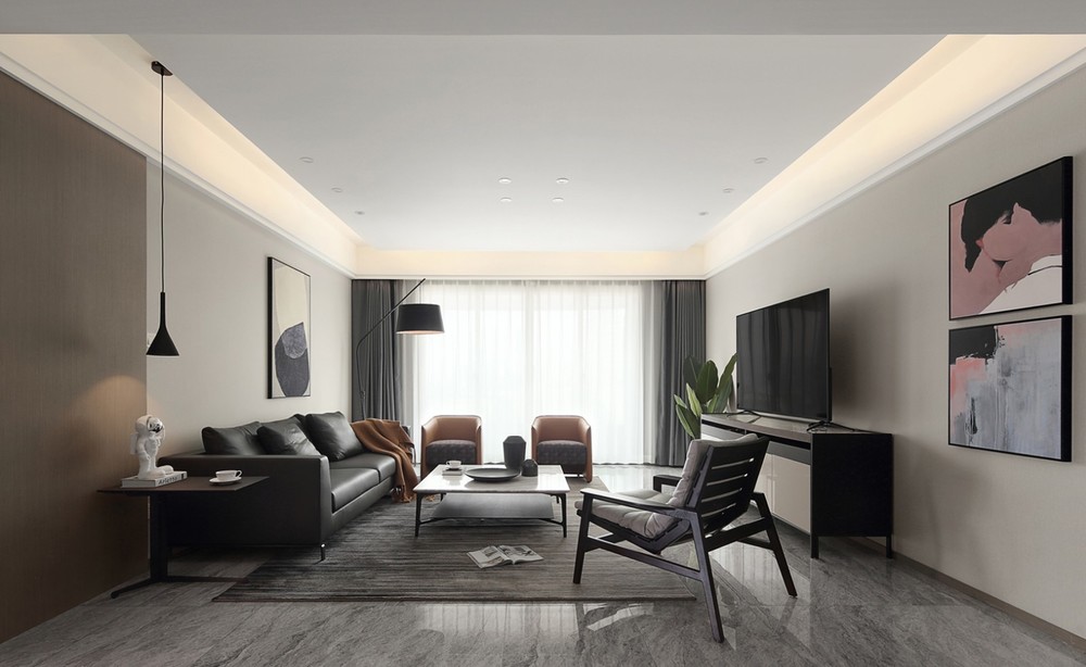 观筑设计改造家 | 现代风格平层改造，优化空间布局-5