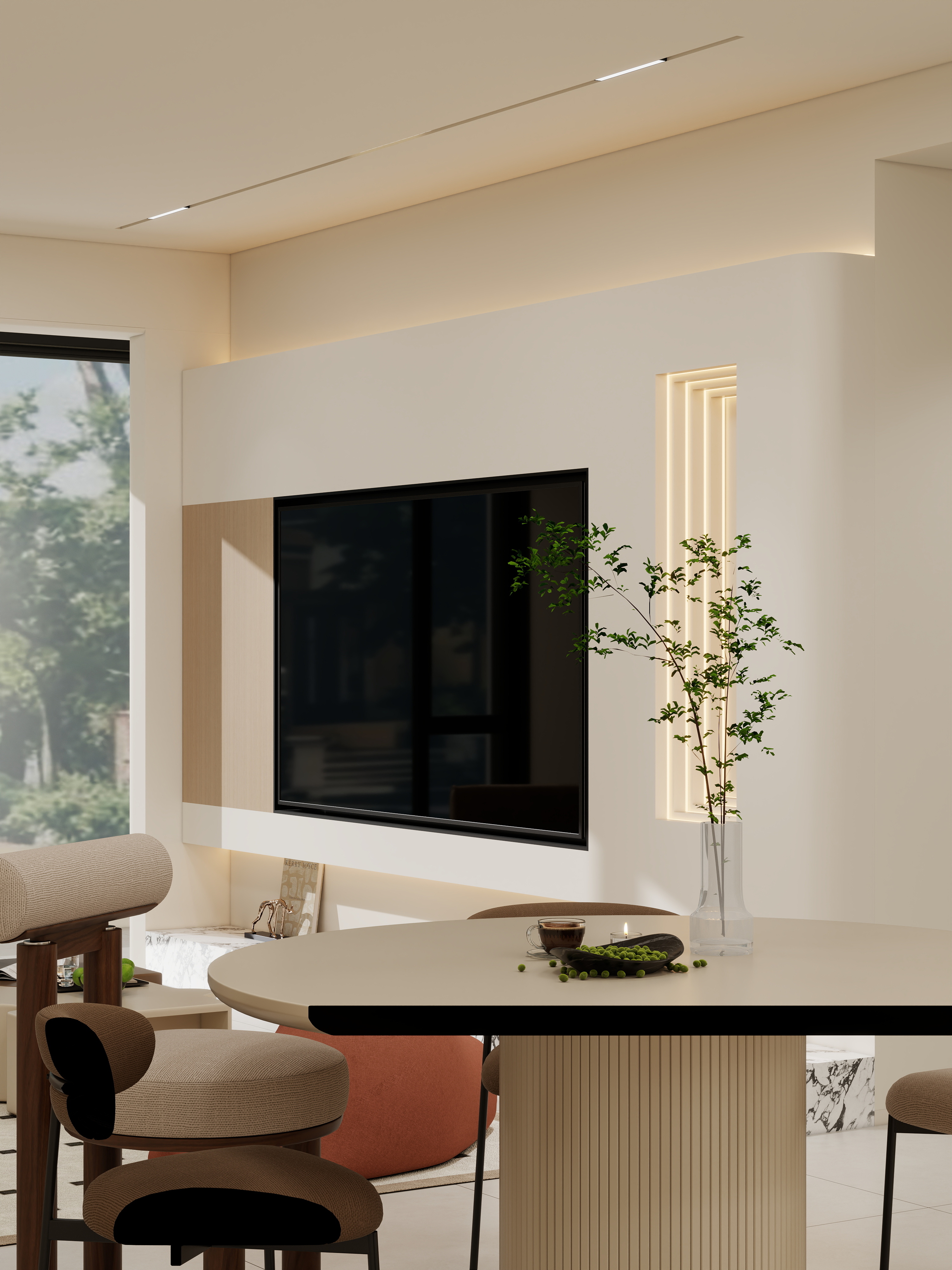 《天河·奶油絮语》治愈系家居全案设计丨中国广州丨广州市至雅设计装饰工程有限公司-53