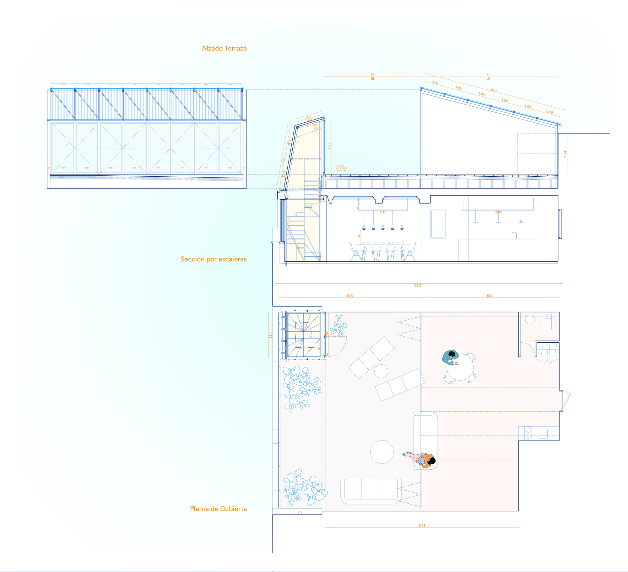 50 年代建筑翻新公寓，打造无界限空间-25