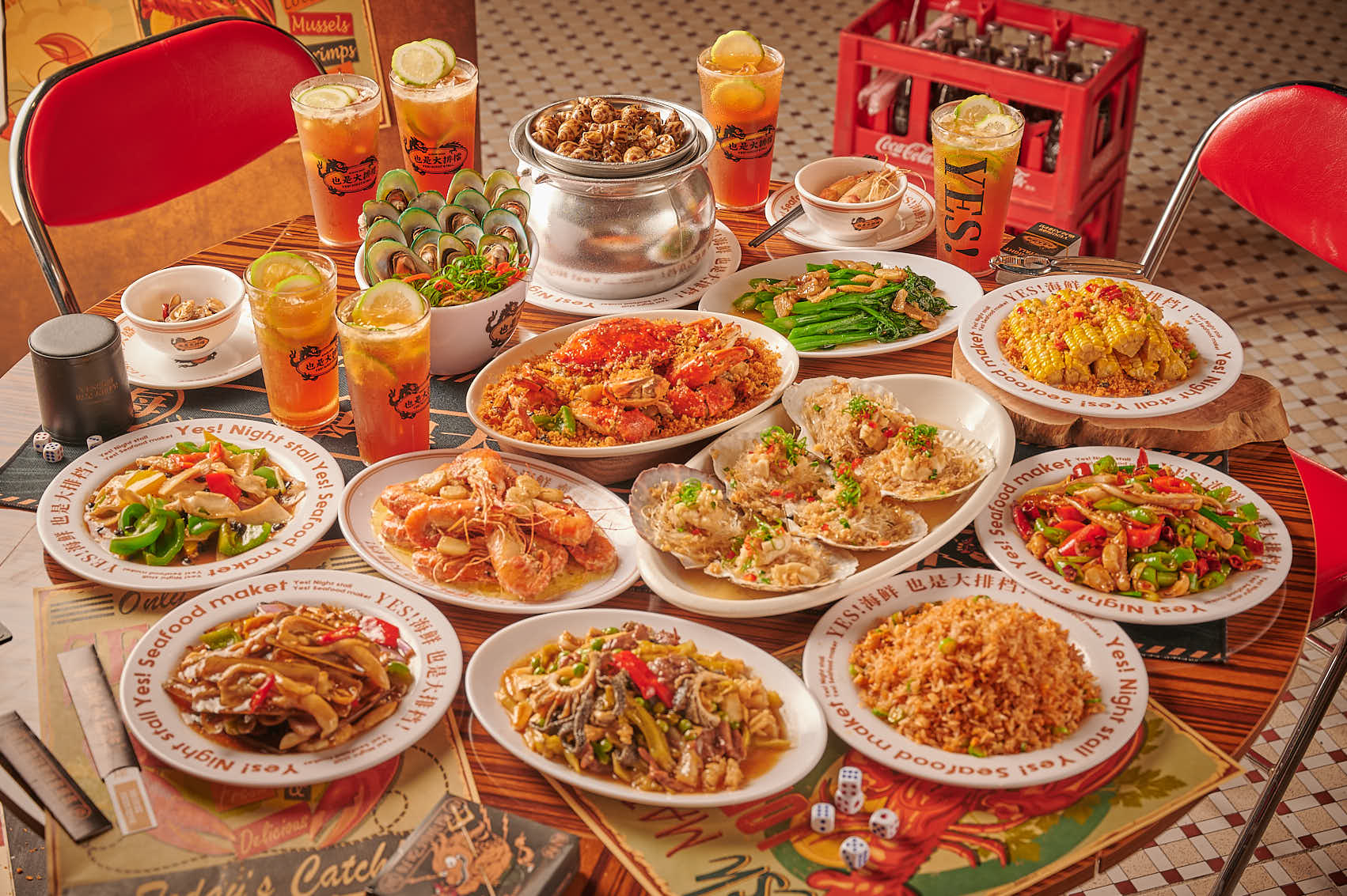 原创空间设计｜YES! 也是海鲜大排档-38