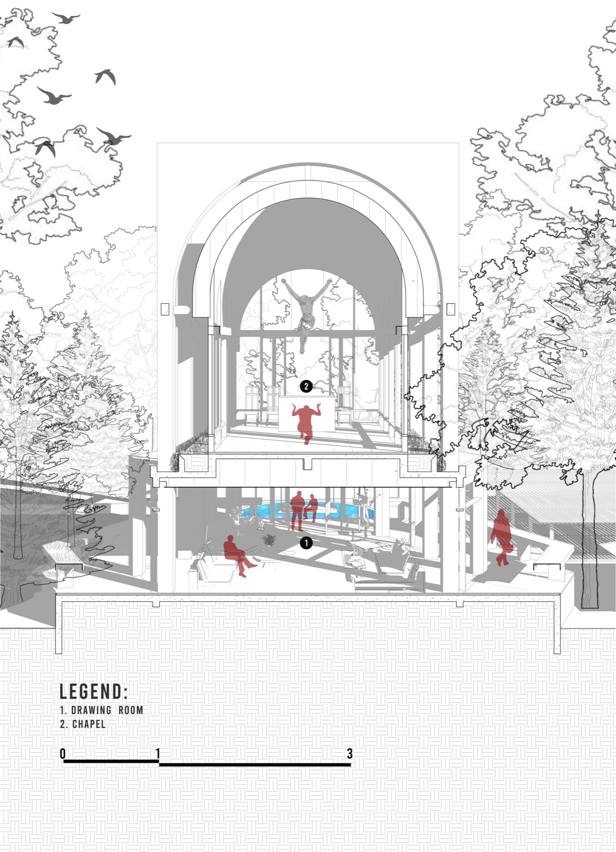 圣殿隧道花园丨印度丨RAD+AR-81