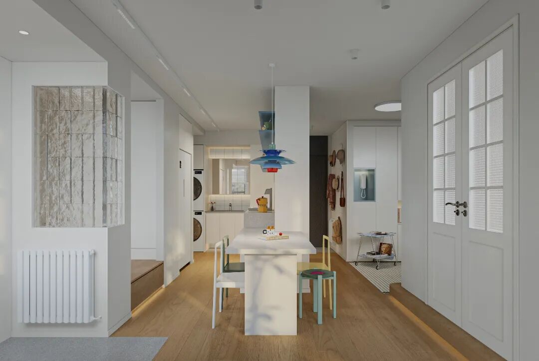 65平小窝大改造!2室2厅温馨小家超能打~-1