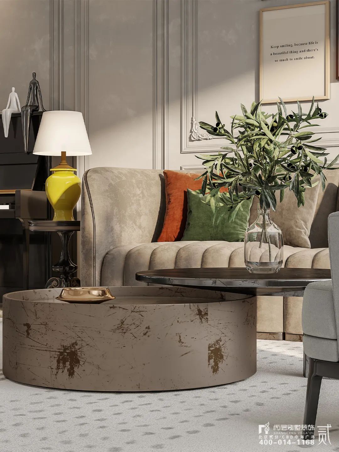 天樾书院 x 尚层作品 | 420㎡叠拼别墅，法式复古与现代诧寂的隔空碰撞，灵魂交融，各生欢喜！-5