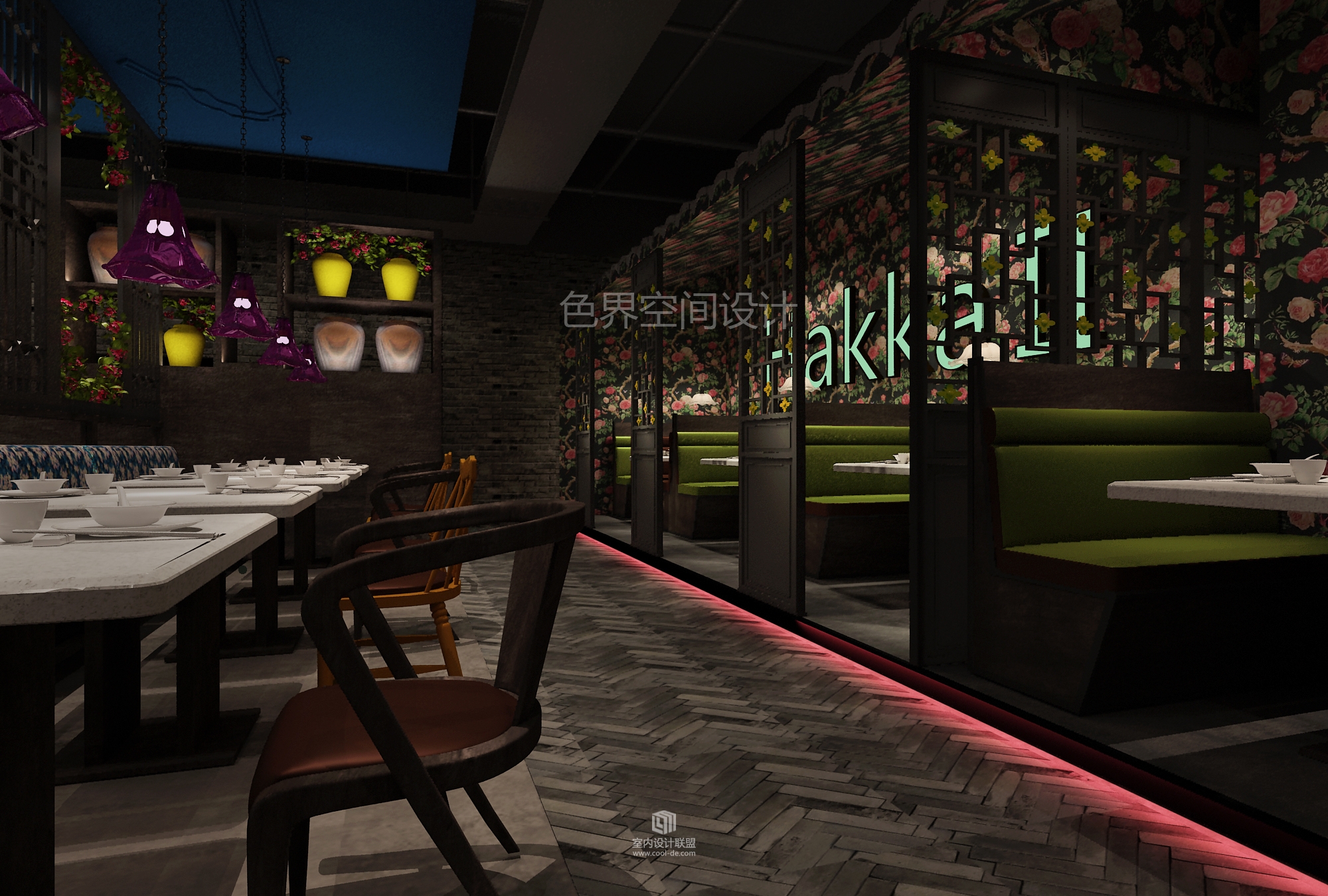 惠州客二代印象汇店餐厅设计--色界空间设计-8