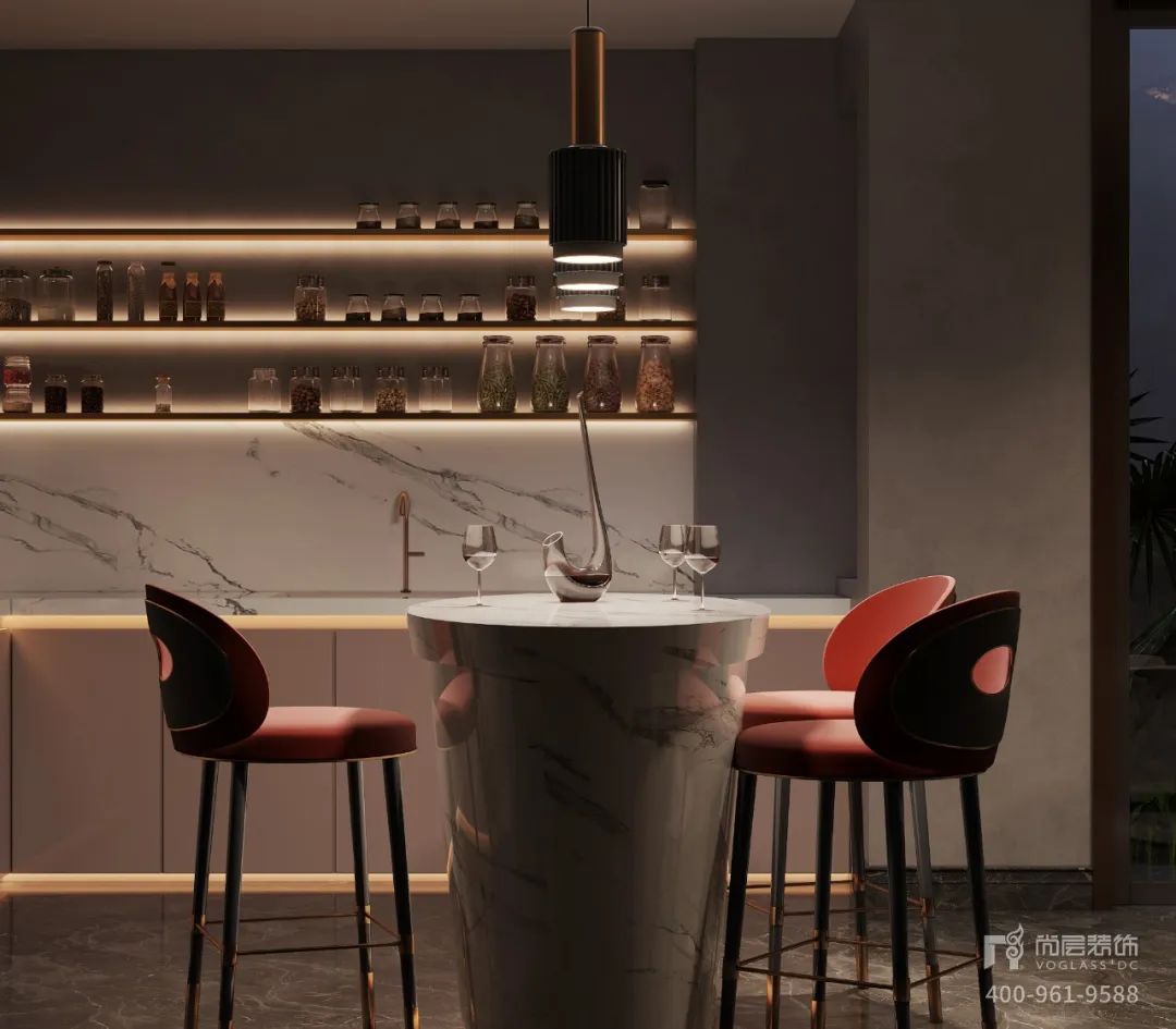 尚层装饰 | 张永吉 | 深色系空间设计，细节展现生活品质-21