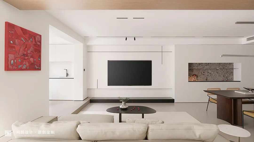 160㎡轻盈体量化空间，穿插设计手法，极致的简约-23