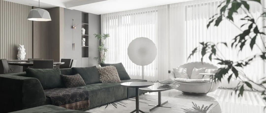 月光别墅 · 黑白灰的现代轻奢空间丨缪婕,张茜-54