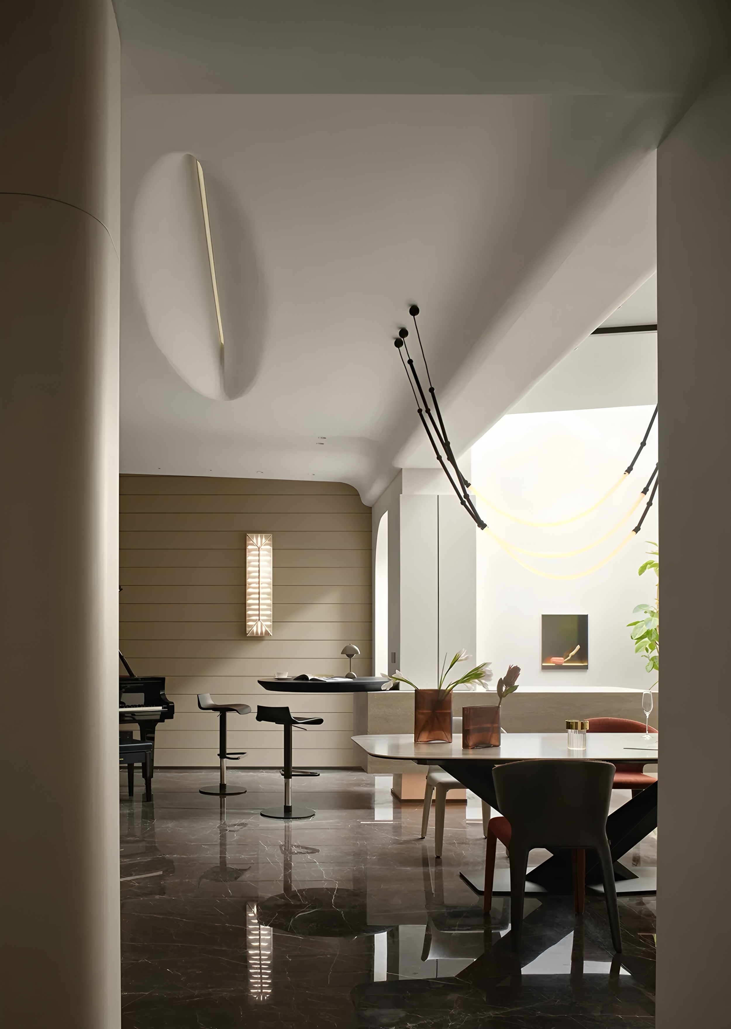 南京536㎡简约别墅丨中国南京丨观享际SKH室内设计-14