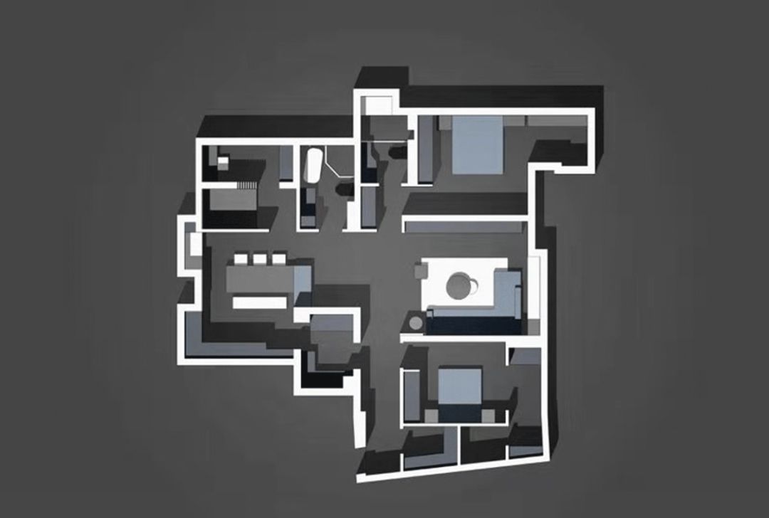 晓安设计 | 金河国际 156㎡边界之家，诠释生活与空间的本质关系-20