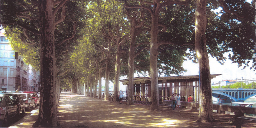 里昂罗讷河畔景观设计-60