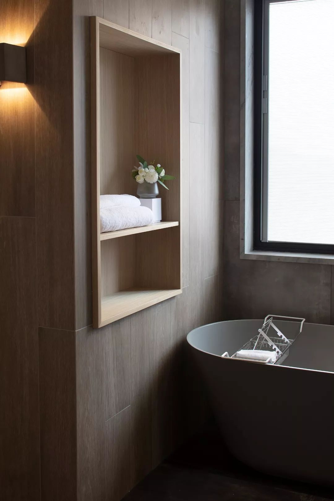 145㎡清新原木公寓,几何线条打造通透空间-57