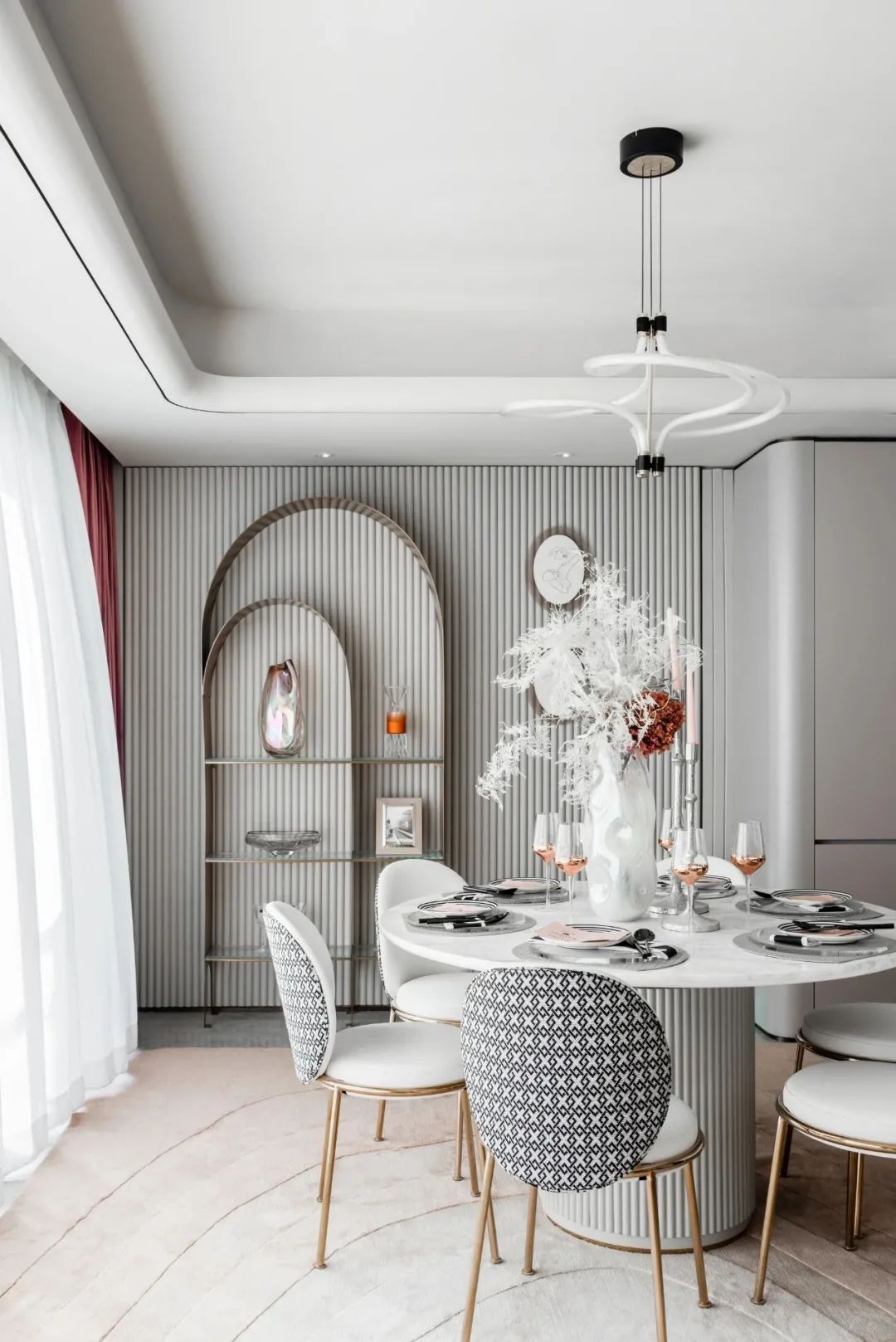 济南新城·玺樾叠拼样板间丨中国德州丨上海飞视设计,邸设空间设计（上海）有限公司,新时光照明设计-63