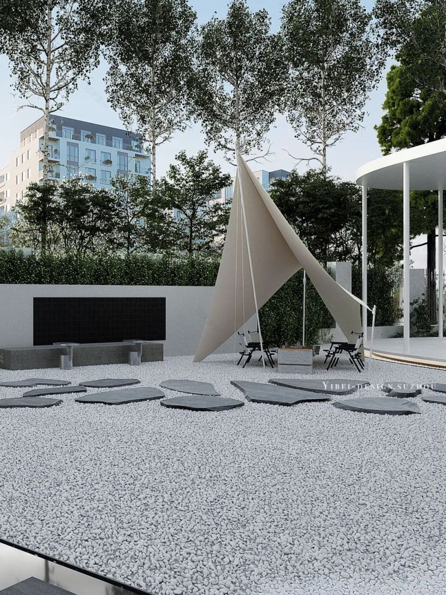 《一贝设计》露天咖啡厅餐吧丨中国苏州-17