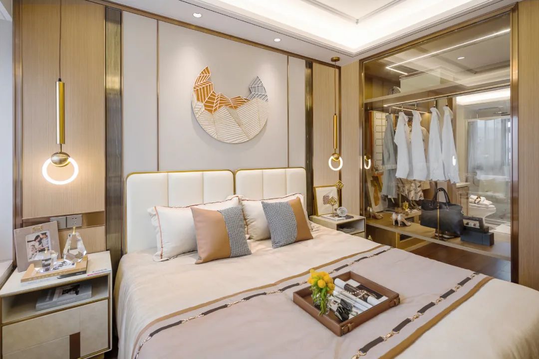 爱马仕轻奢++ 自然小清新，漓东新城样板房设计演绎优雅与清新-15