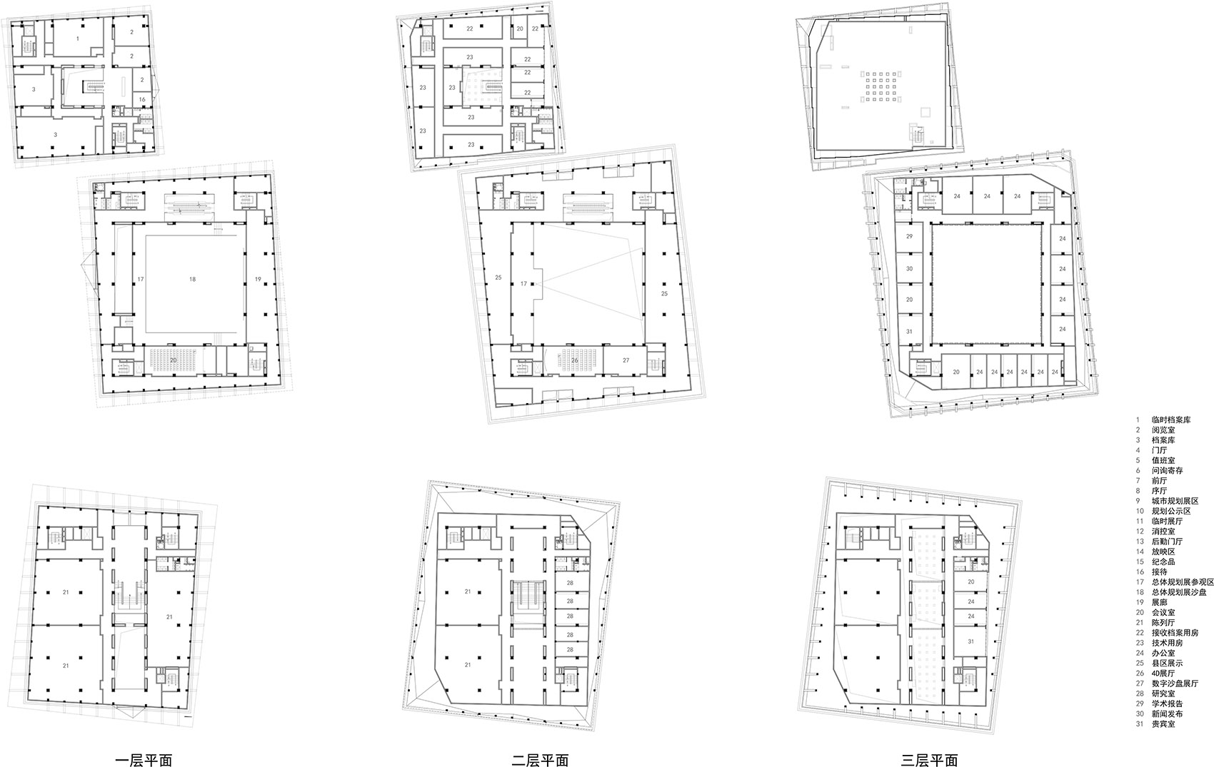 上饶市城市规划展览馆、博物馆和档案馆 / 张雷联合建筑事务所-50