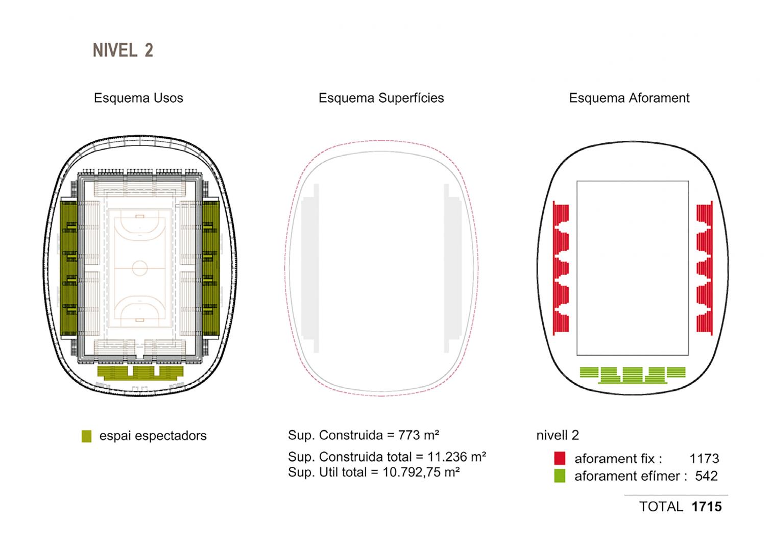 西班牙 Tarragona 市“Palacio de los Deportes Juegos Mediterráneos”体育场馆-14