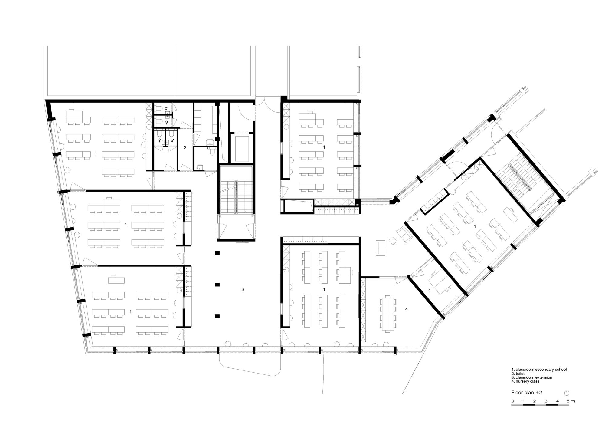 Paridaens 学校校园扩建丨比利时丨LAVA Architecten-41