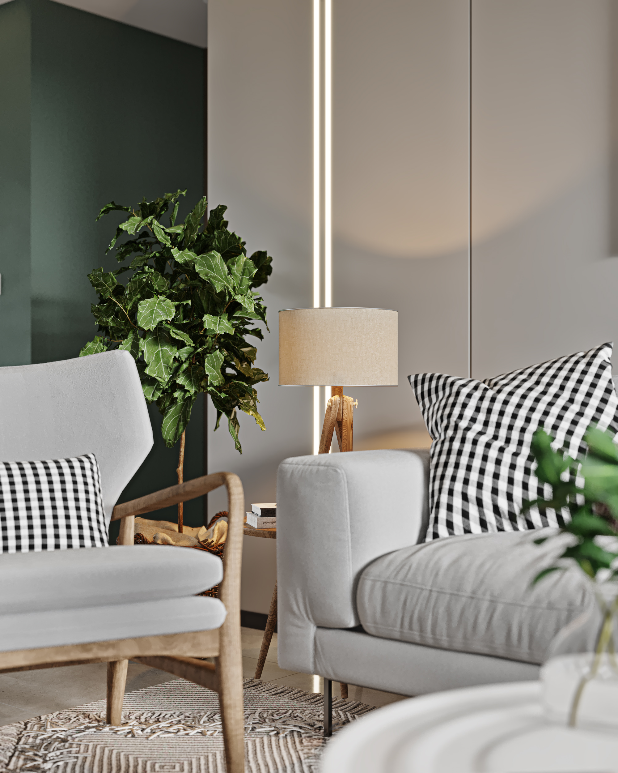 现代北欧风“陈陈家”设计 | 舒适宜居的艺术空间-12