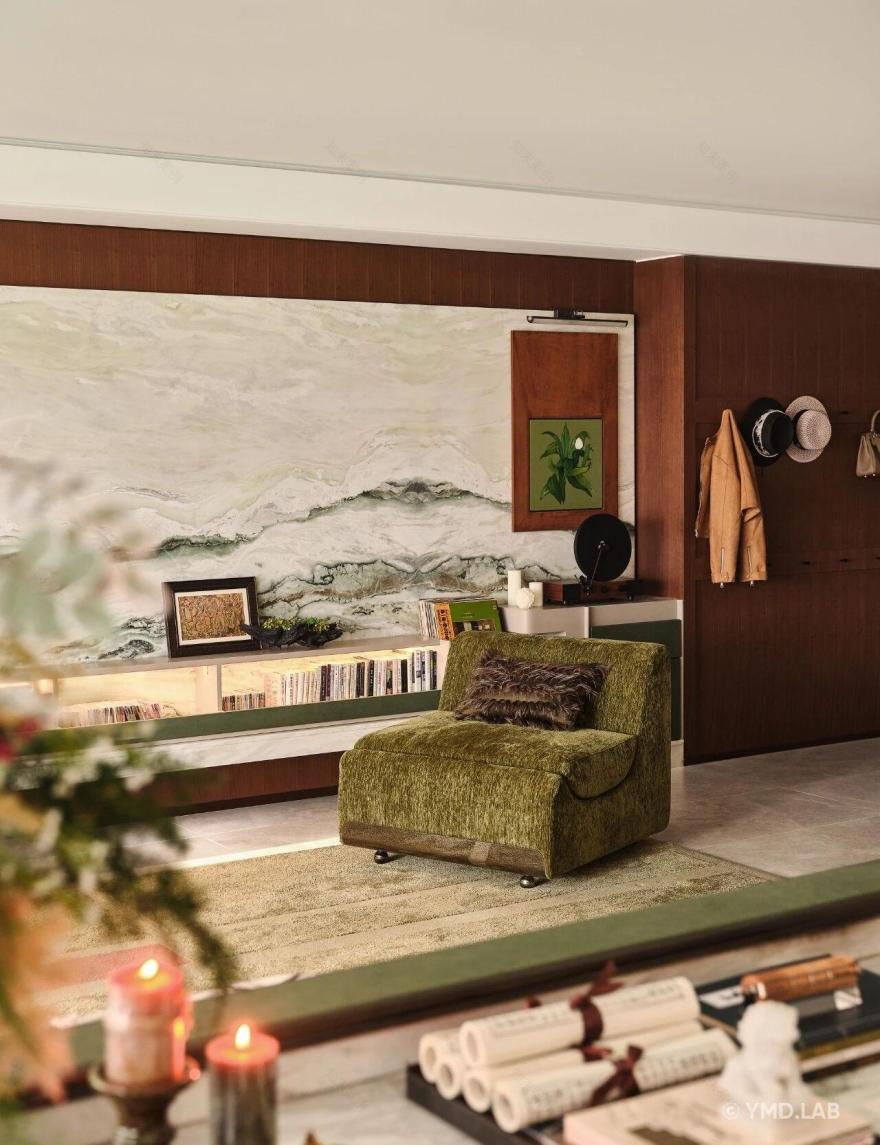 岳蒙设计 · 静默的诗意 在中古风的家里找到治愈感-12