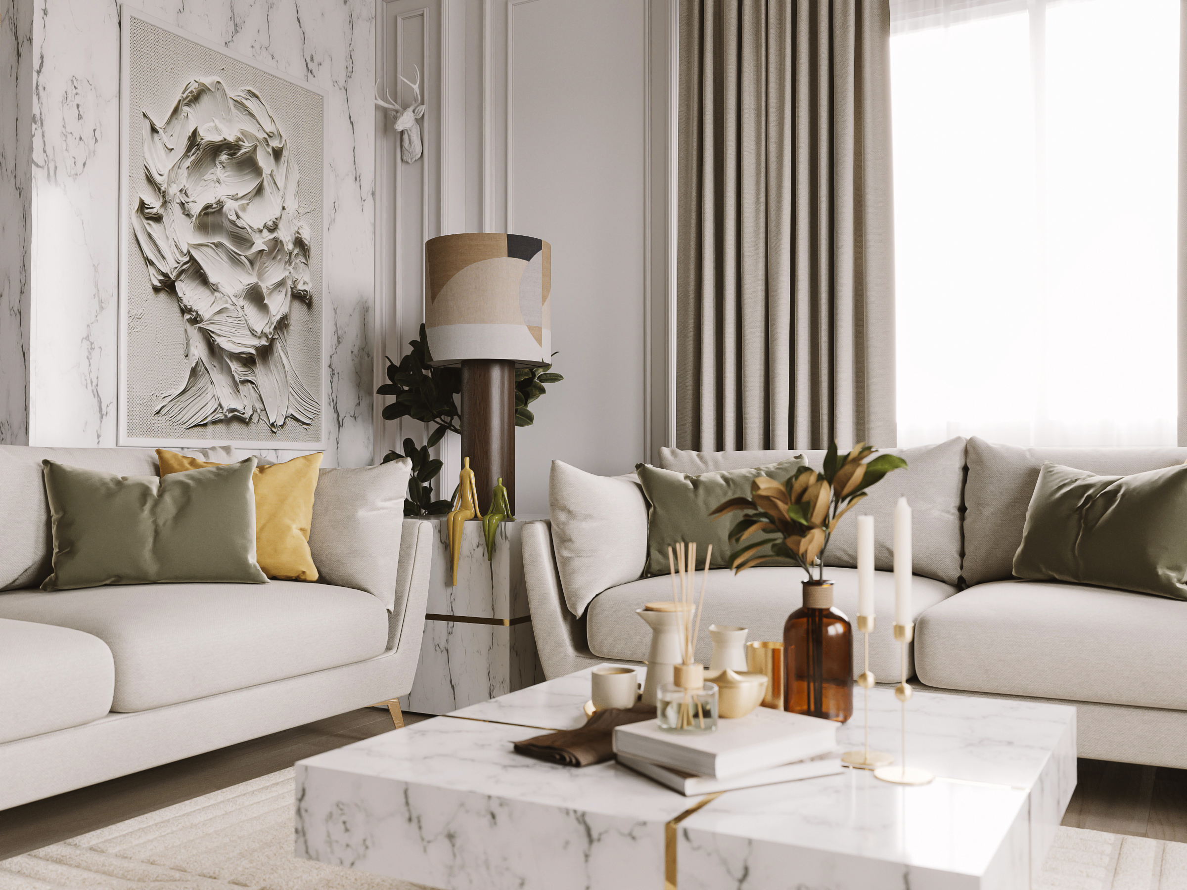 Neoclassical Family Lounge-3