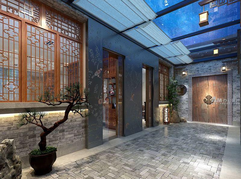 海地中式办公空间设计 | 传统与现代的完美融合-11