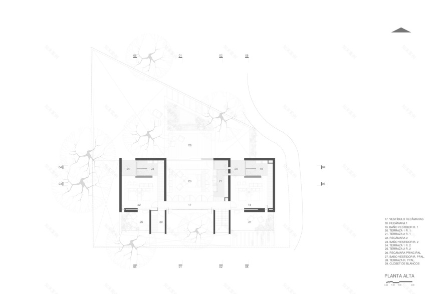 墨西哥 Gabriela Carrillo Valdez 别墅设计 | 自然与居住的融合-21