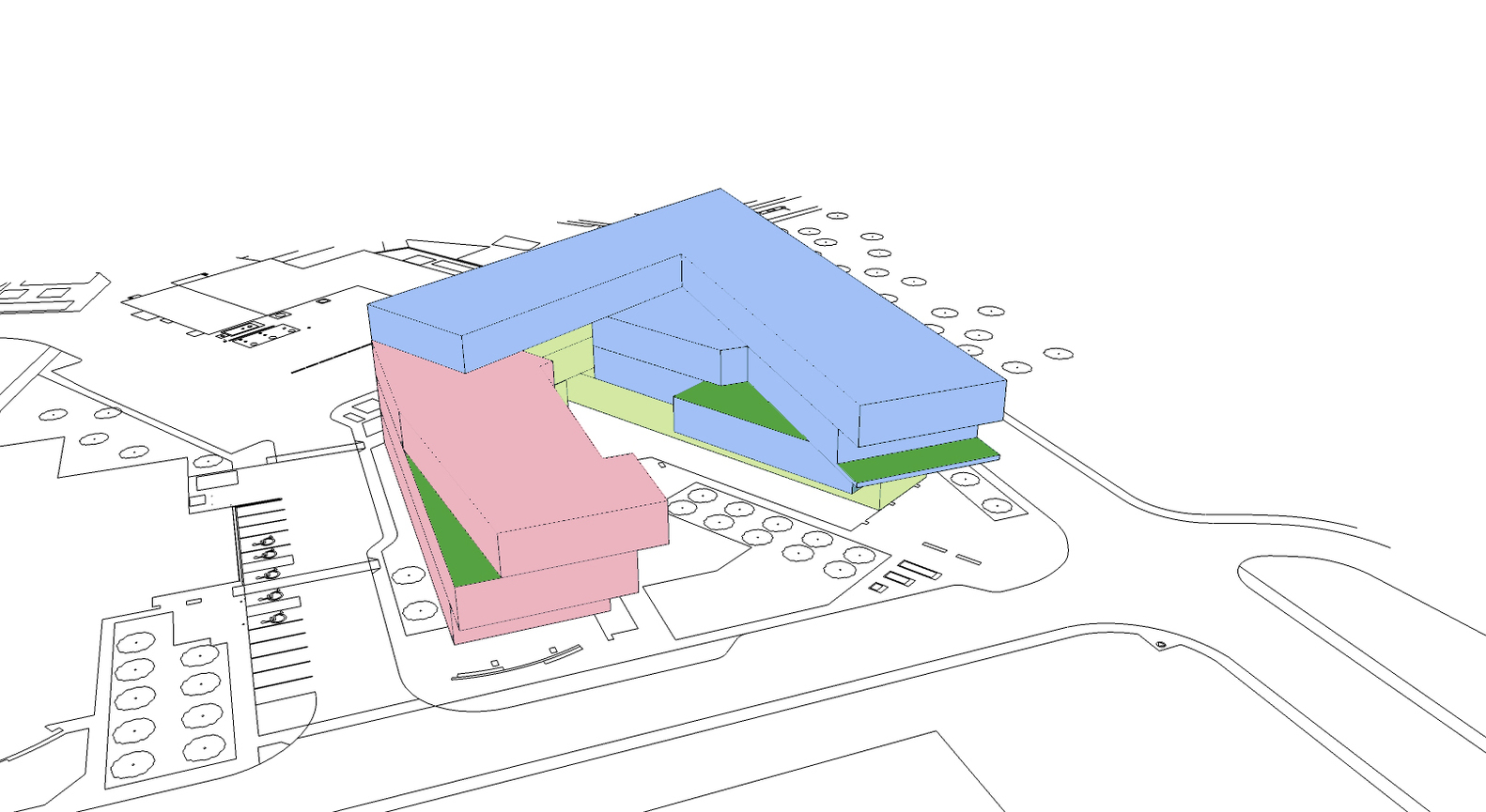 西方大学新学术建筑 · 护理学院与信息媒体学院的融合-52