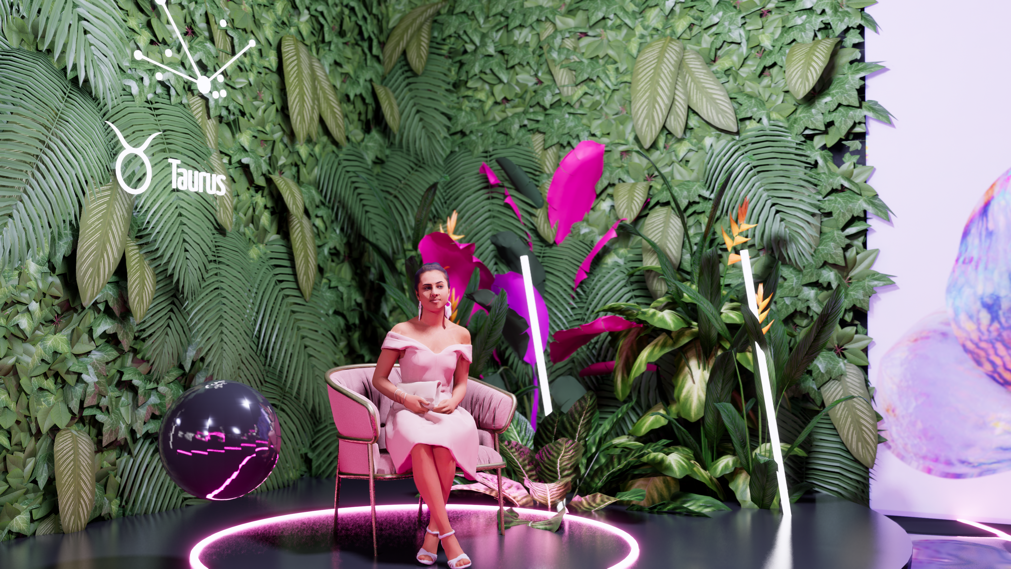 花椒2022 花房之夜年度盛典舞台设计-35