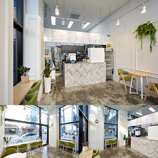 简约白调 9 坪咖啡馆 展现空间魅力-1