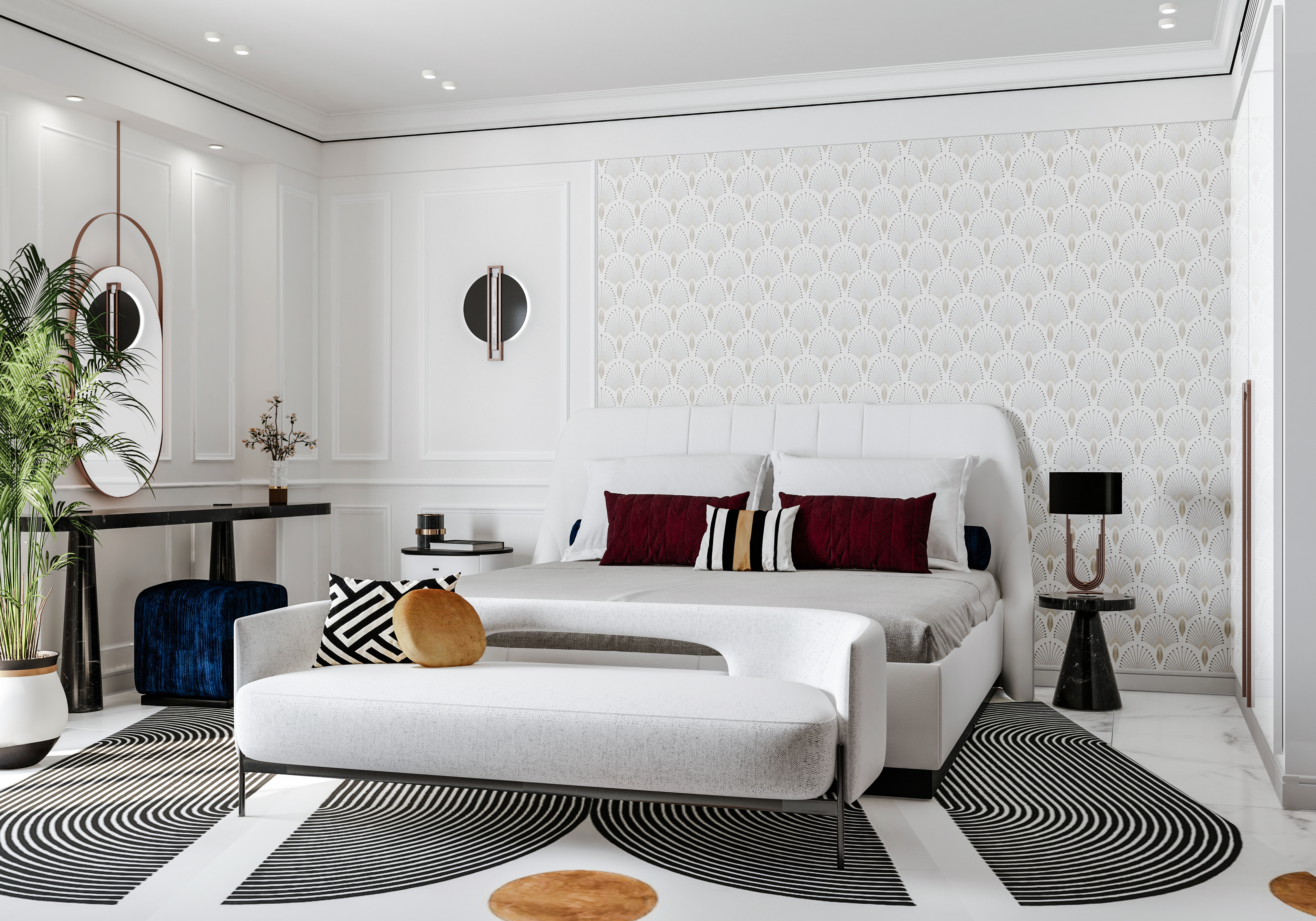 SOFITEL EL GAZERA 酒店客房及浴室设计丨埃及开罗丨MHDH  MONA HUSSEIN DESIGN HOUSE-17