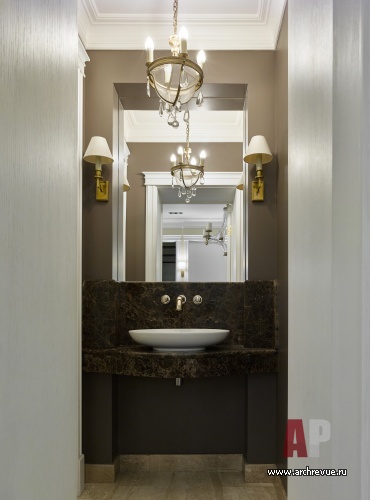 莫斯科 Патриарших прудах带阁楼的两层公寓设计丨俄罗斯莫斯科丨Зольтманн Инна-42