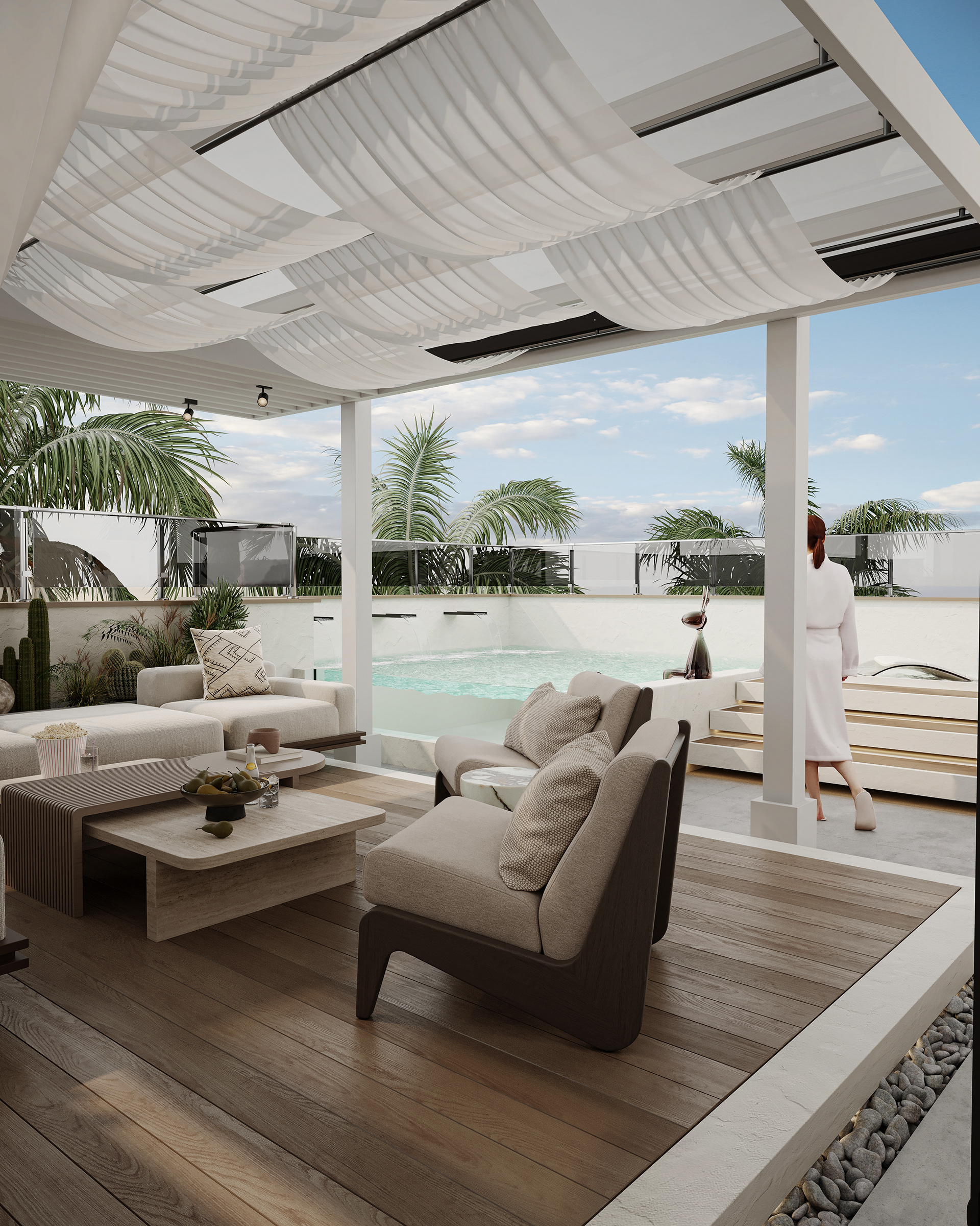 屋顶露台丨Amina El  kholy,Ahmed Saleh Designs-12