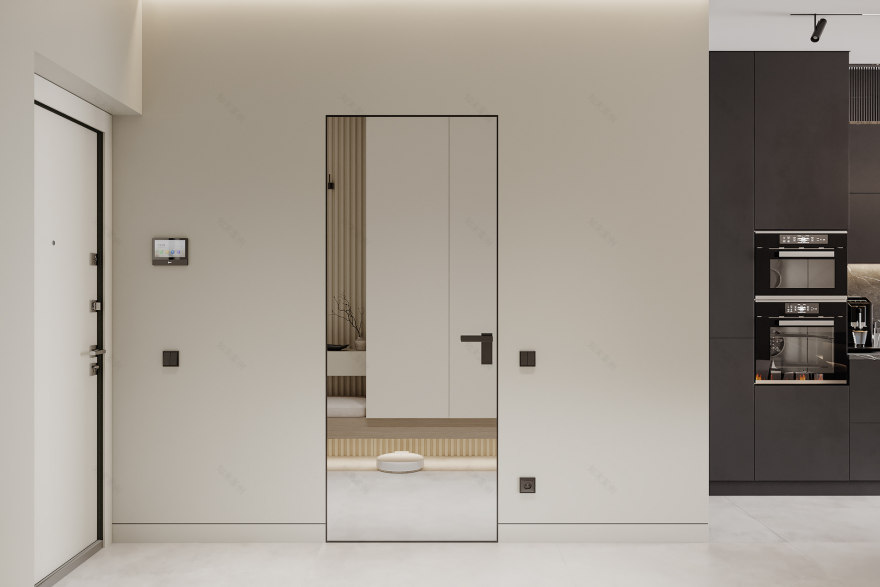 维尔纽斯,厨房与客厅区域 (注:Vilniy 可能是Vilnius维尔纽斯的拼写错误 ) 丨乌克兰-5