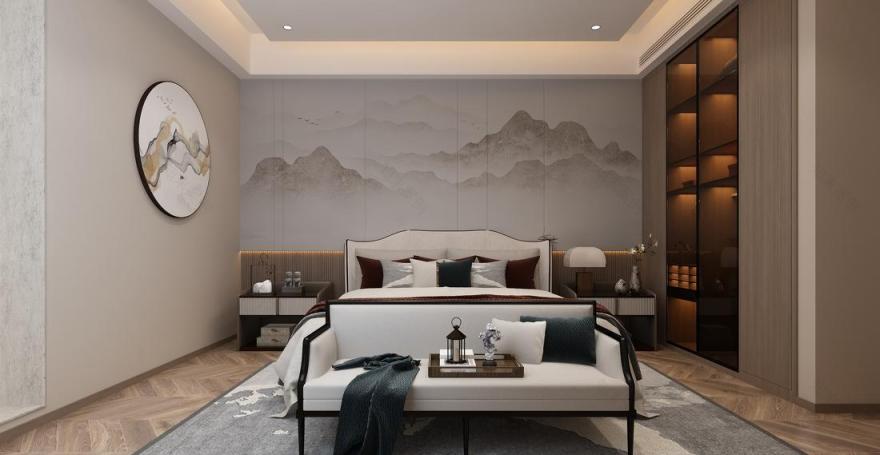 沈阳新希望锦麟河院“新中式”私宅设计丨中国沈阳丨乾唐设计-11