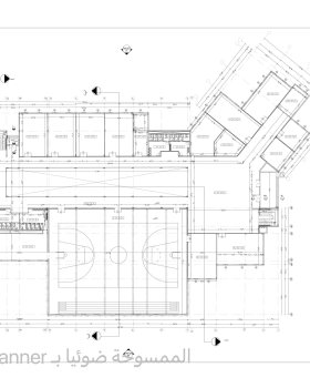 indoor hal shopdrawing-رسومات تنفيذية لصالة مغطاه
