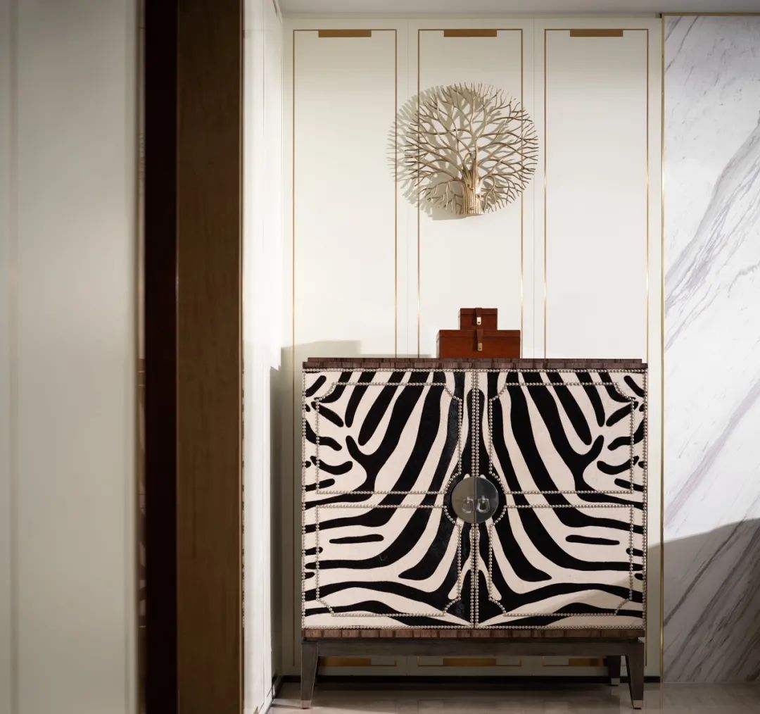 现代复古摩登的别墅丨申远空间设计-23