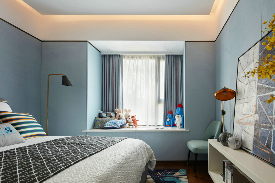 西安沣东地产湖光山色样板房-29