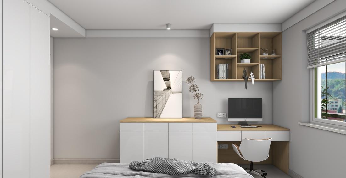 100 平现代简约三室两厅住宅设计-12