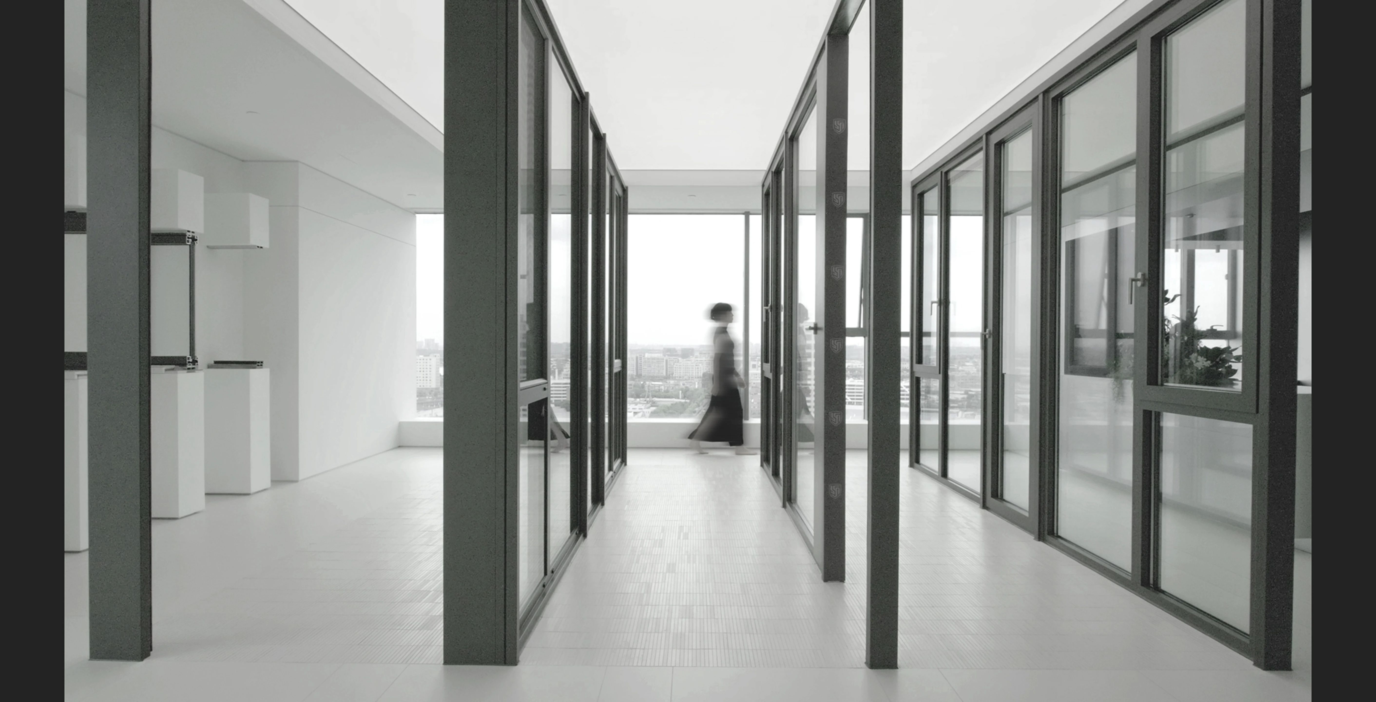 上海九亭高层办公楼窗户展厅设计丨中国上海丨肃画建筑 ADWANGStudio-16