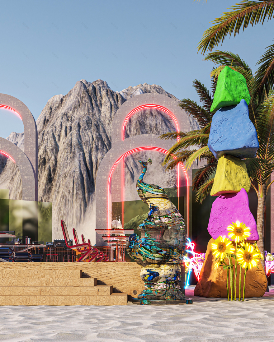 Restaurant Inside a Mountain With Modern Materials-16