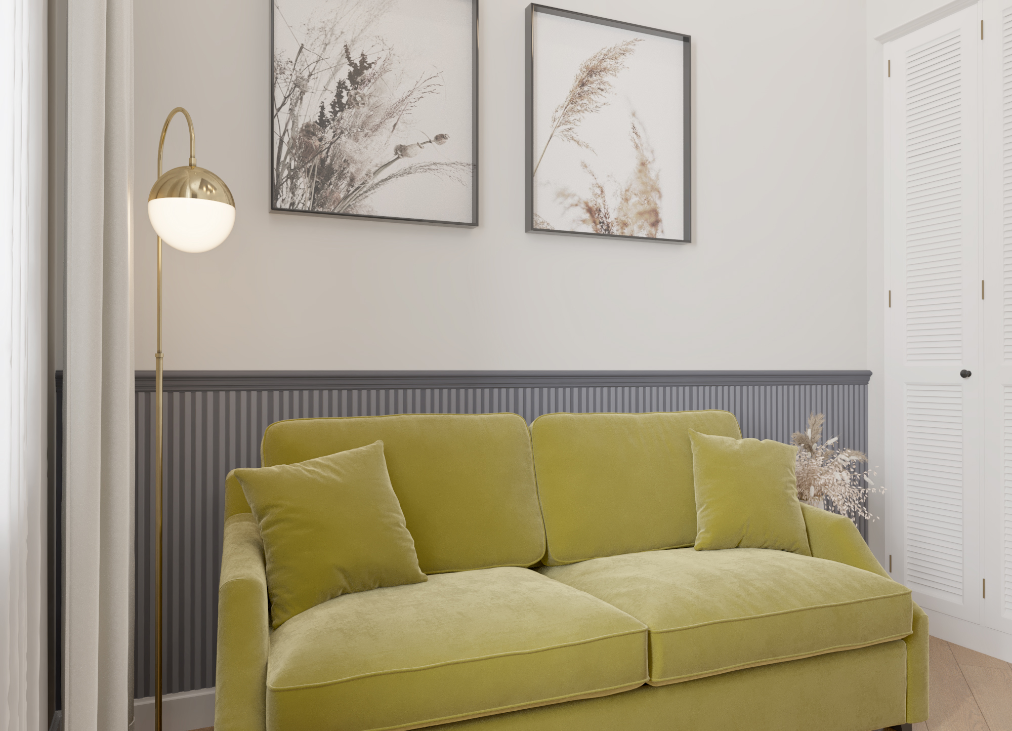 Design project of an apartment 100m2 complex Boulevard-33