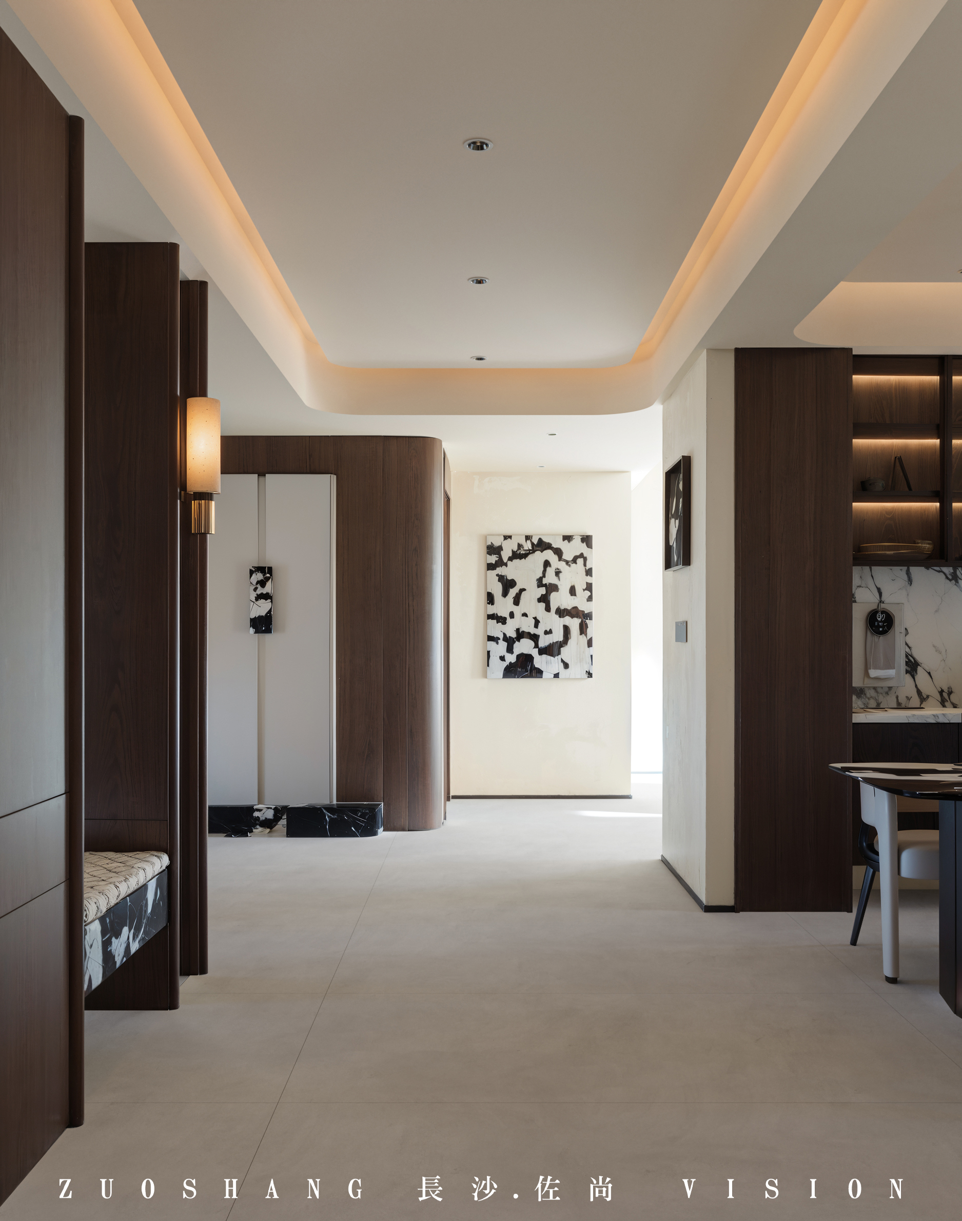 大平层豪宅现代简约风格——长沙佐尚渲染-1