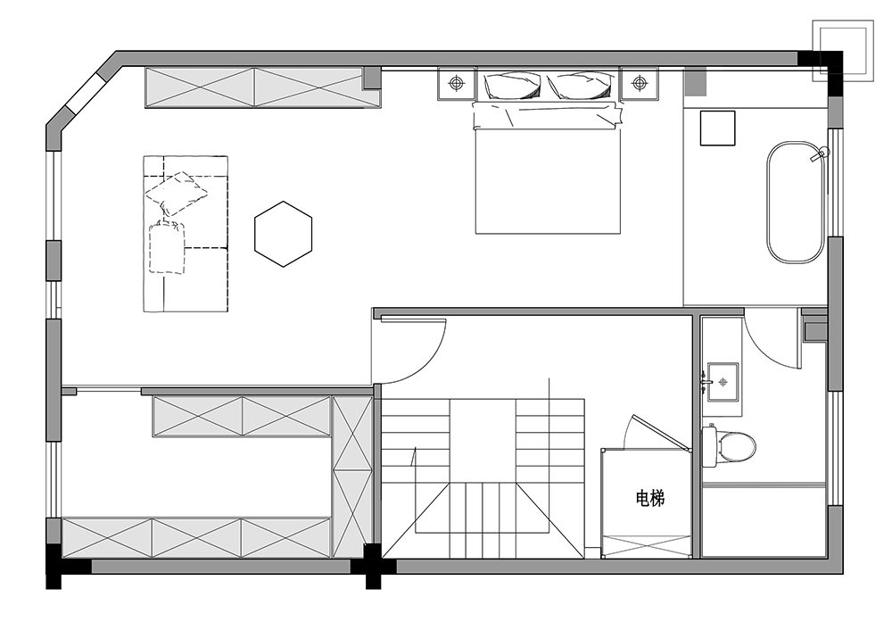 自然的随性叙事丨中国温州丨界面空间设计-69