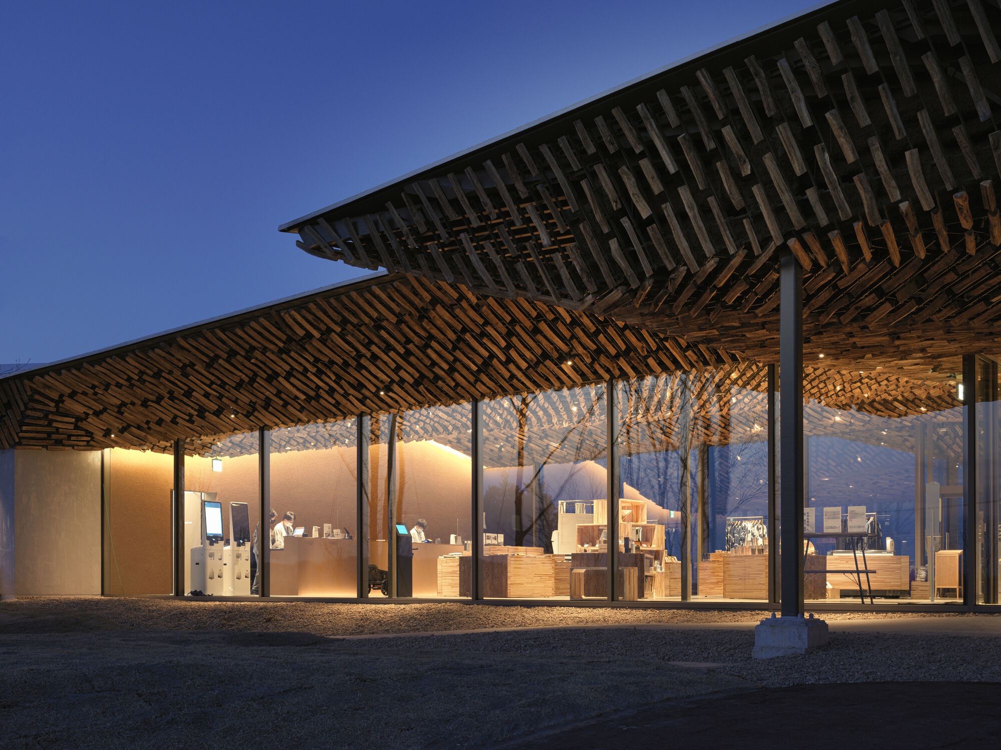 Snowpeak Field Suite 水疗中心总部丨日本丨Kengo Kuma & Associates-21