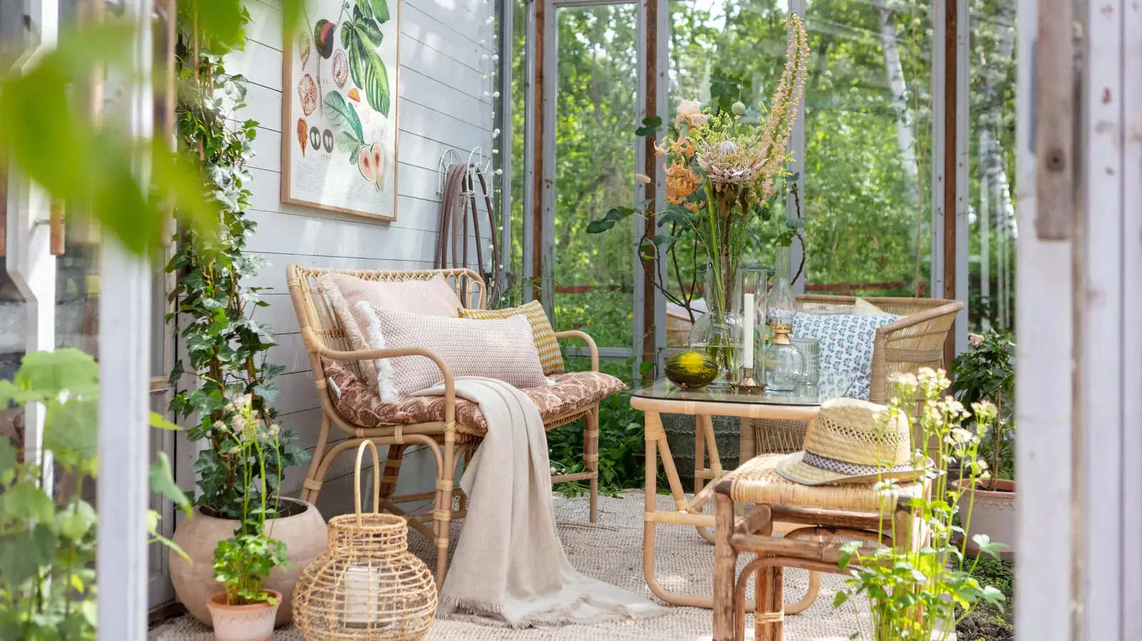 瑞典冬日花园露台 | 自然灵感家居装饰-1